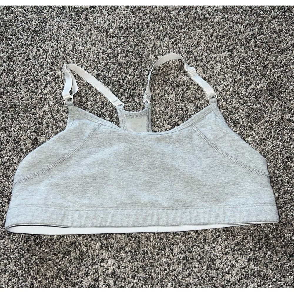 Champion women's gray sports bra size large